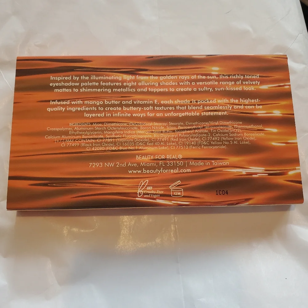 NIB! GOLDEN HOUR MANGO BUTTER EYESHADOW PALETTE